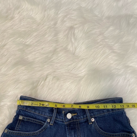 298 Everlane The Way High Denim Short size 26 - Picture 8 of 13